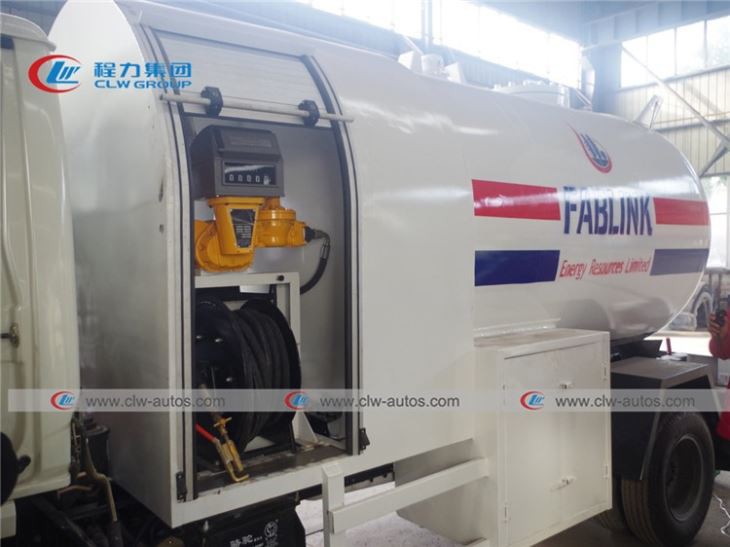 5000L Dongfeng Propane Gas Dispensing Truck