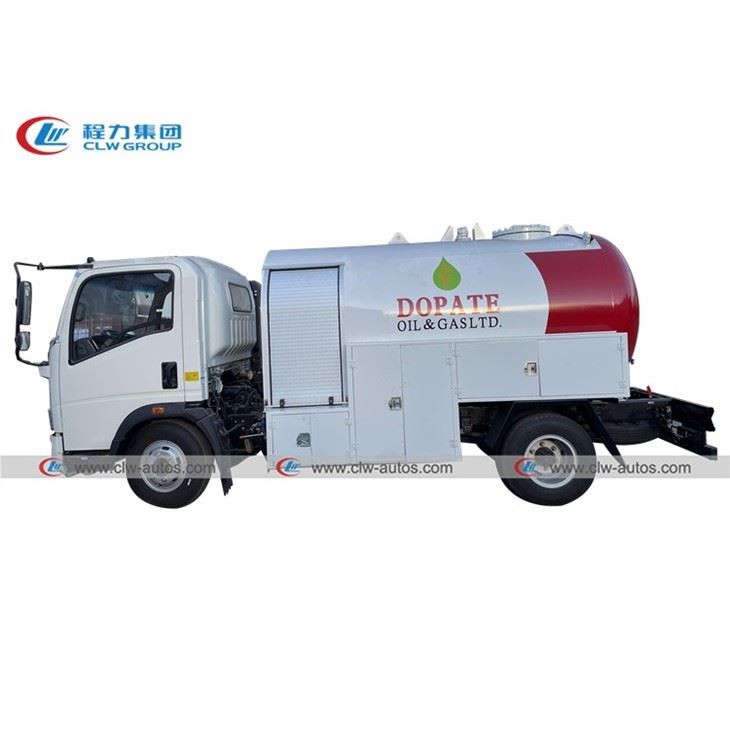5000L Propane Gas Cylinder Refilling Truck