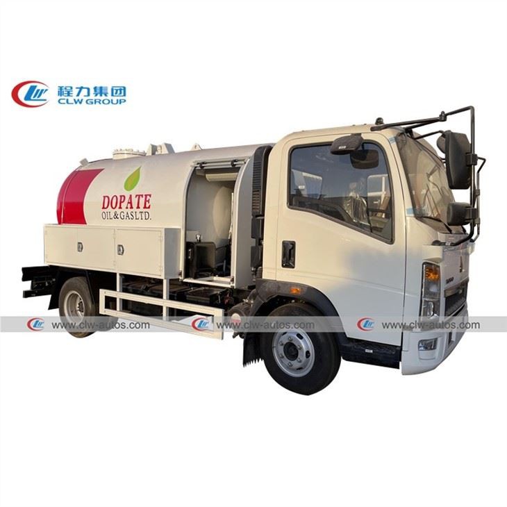 5000L Propane Gas Cylinder Refilling Truck