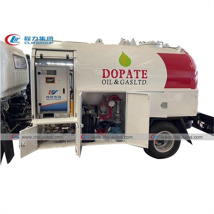 5000L Propane Gas Cylinder Refilling Truck
