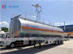 50CBM Aluminum Fuel Tank Trailer Light Weight For Long Distance Delivery