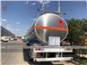 50CBM Aluminum Fuel Tank Trailer Light Weight For Long Distance Delivery