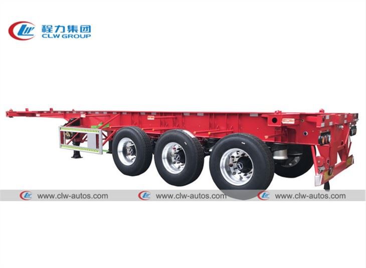 50T 40FT Container Loading Skeleton Trailer