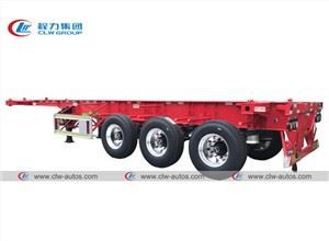 50T 40FT Container Loading Skeleton Trailer