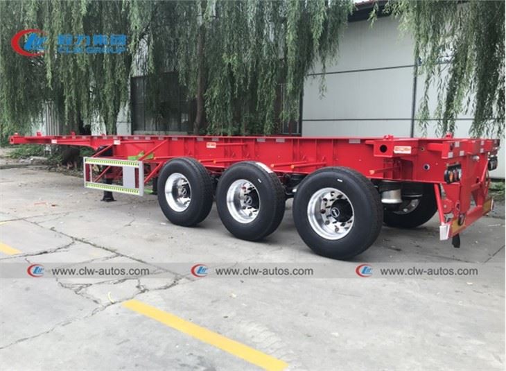 50T 40FT Container Loading Skeleton Trailer
