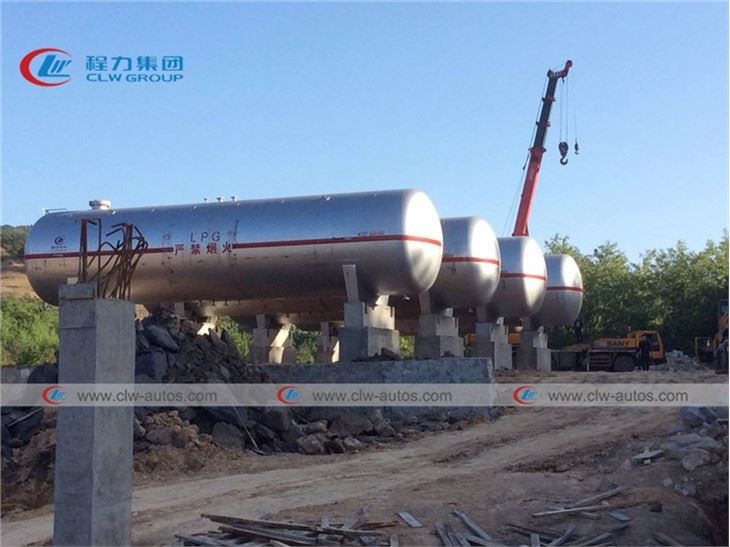 50Ton Cooking Gas Refilling LPG Tank Station