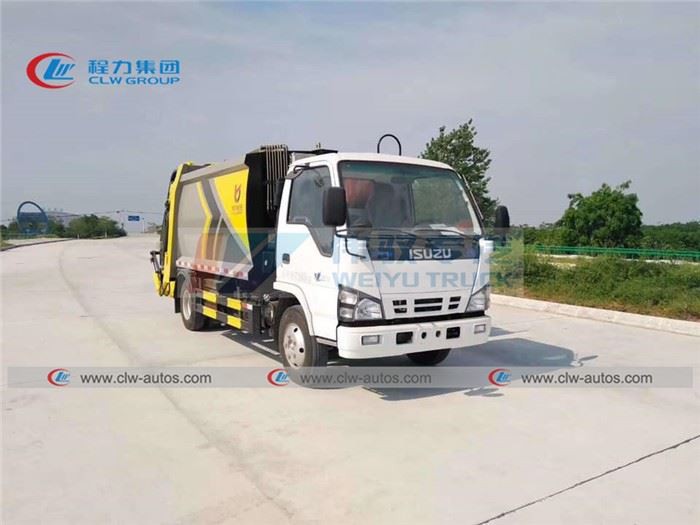 ISUZU 600P 120HP 5tons Compressed Garbage Truck