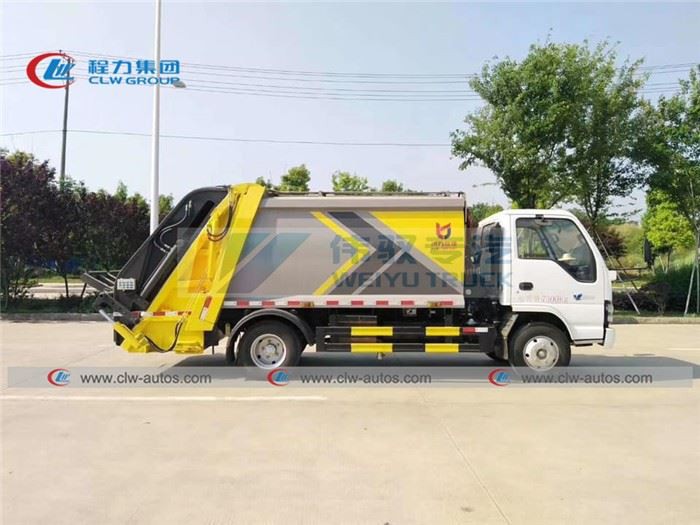 ISUZU 600P 120HP 5tons Compressed Garbage Truck