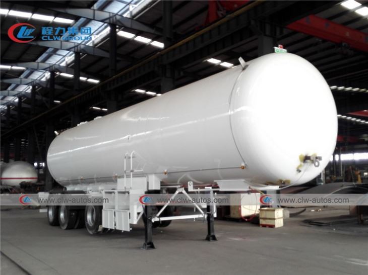 56000L 14000Gallon LP Gas Tank Semi Trailer Chile Bolivia