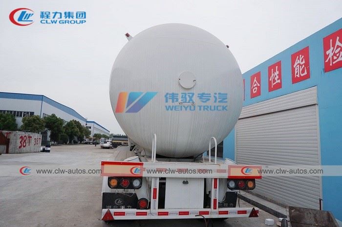 59.5cbm 30tons LPG Road Tanker Semi-Trailer
