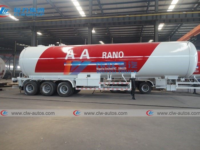 59.5cbm 30tons LPG Road Tanker Semi-Trailer