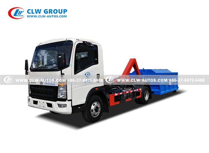 5m3 RHD Hook Arm Garbage Truck