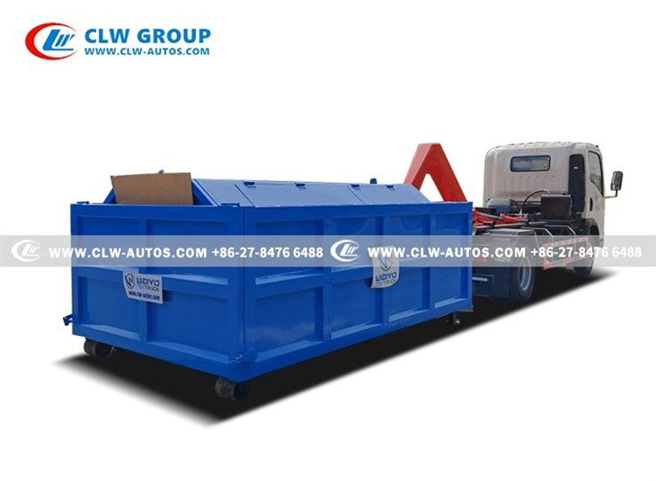 5m3 RHD Hook Arm Garbage Truck
