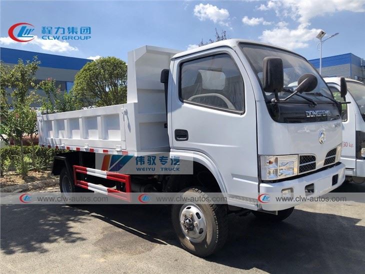 5Ton 4x4 Full Drive Donfeng Tipper Truck For Off Road Use