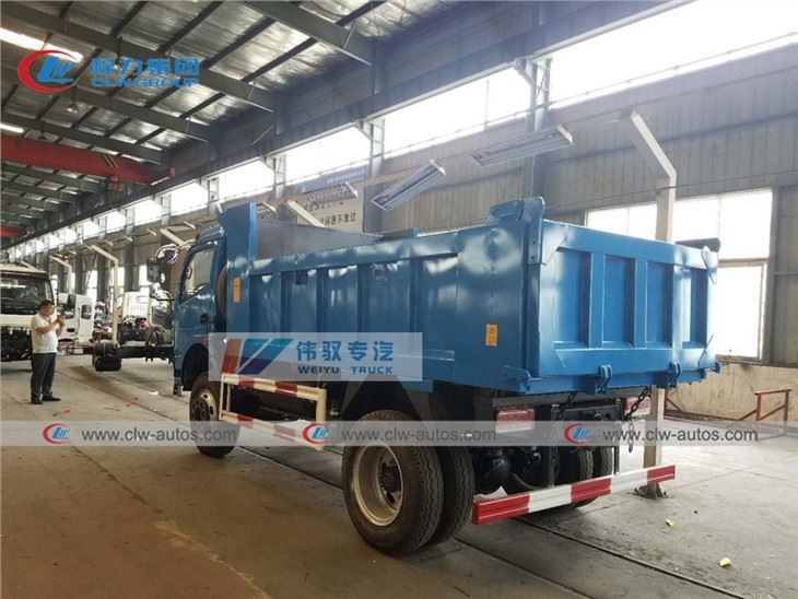 5Ton 4x4 Full Drive Donfeng Tipper Truck For Off Road Use