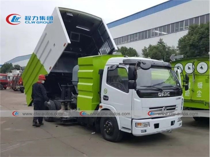 5Ton 8m3 Cement Factory Vacuum Sweeper Truck