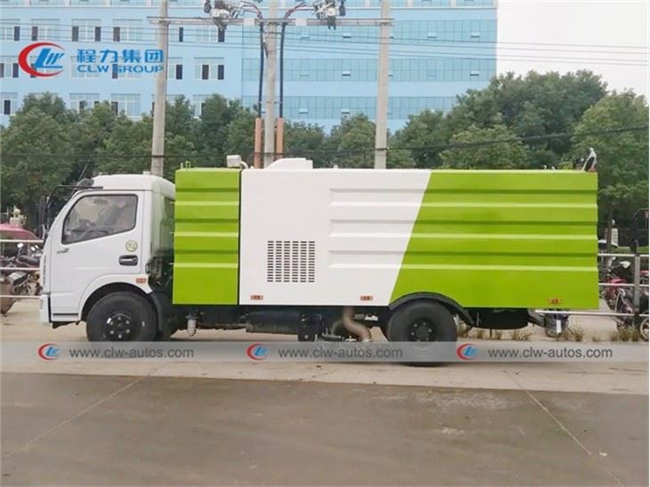 5Ton 8m3 Cement Factory Vacuum Sweeper Truck
