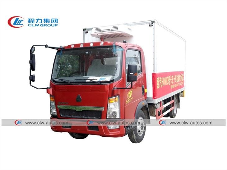 5Ton Frozen Food Tansport Refrigerated Van Truck