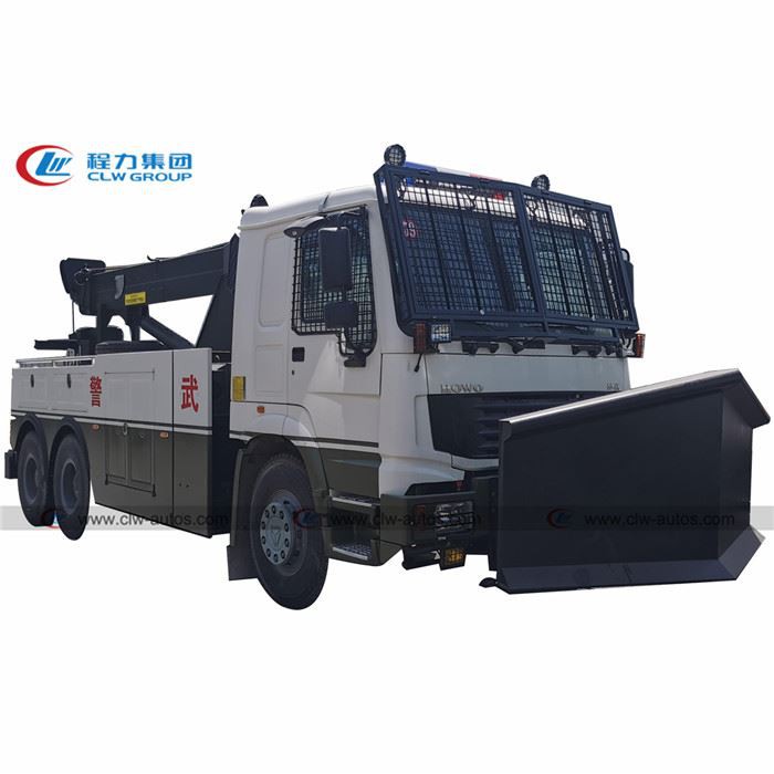 6*6 Sinotruk Howo 30tons Road Rescue Towing Truck