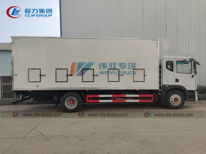 6.8m Dongfeng Intelligent Day Old Chick Transport Van Truck