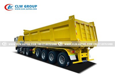 60 Tons Rear Tipping Semi Trailer