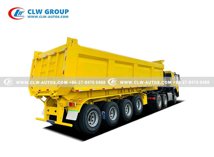 60 Tons Rear Tipping Semi Trailer