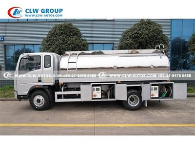 6000-liter fuel truck for gasoline