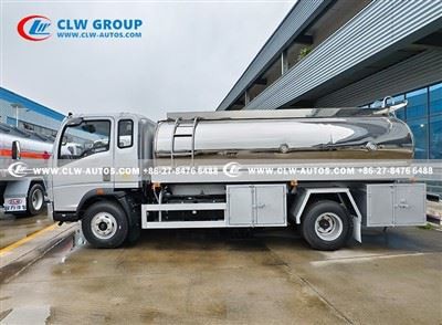 dispensing diesel truck