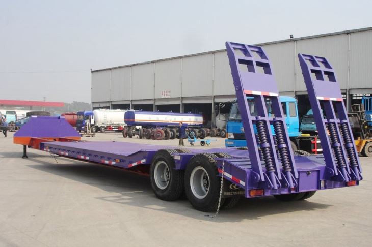 60Ton Lowbed Semi Trailer