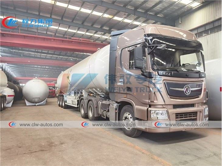 61.9CBM 30 Tons LPG Road Tanker Truck
