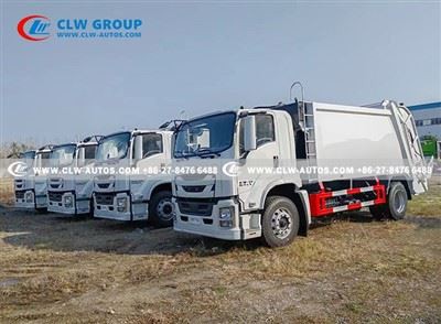 ISUZU GIGA 14cbm Garbage Compactor Truck For Russia