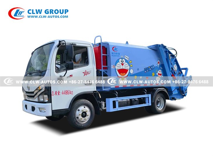 6cbm Refuse Compactor Truck
