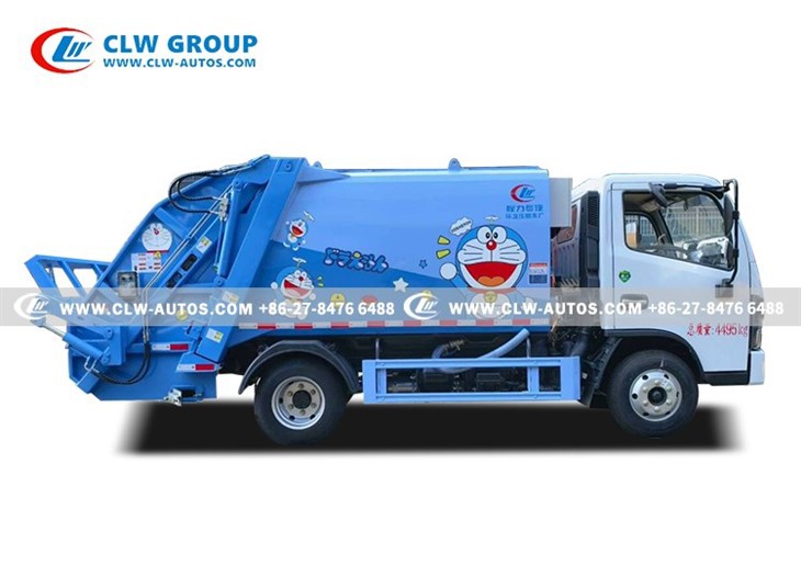6cbm Refuse Compactor Truck