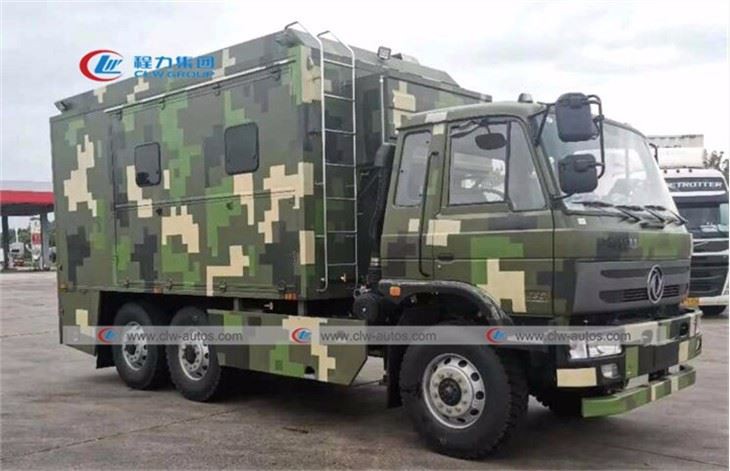 6WD Dongfeng Off Road Mobile Kitchen Truck