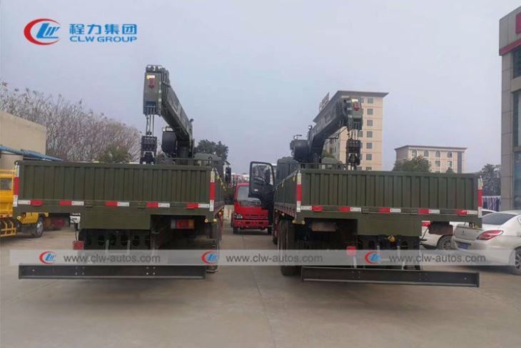 6x4 ISUZU 20tons Straight Boom Truck Mouted Crane