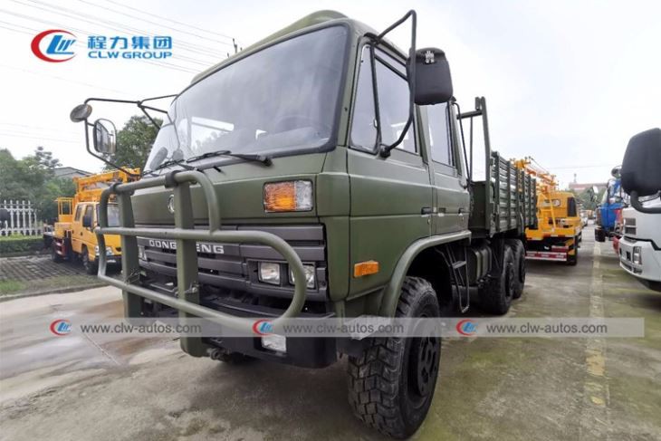 6x6 Dongfeng 10tons Military Truck Troops Carrier