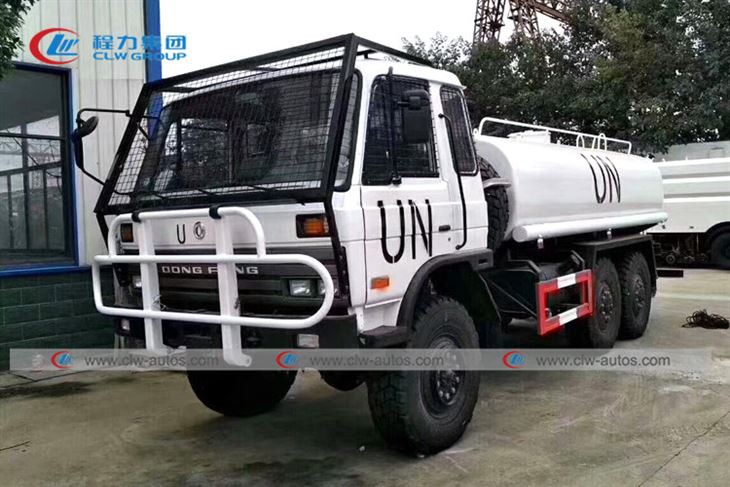 6x6 Dongfeng Drinking Water Delivery Truck 10CBM Water Tank Truck