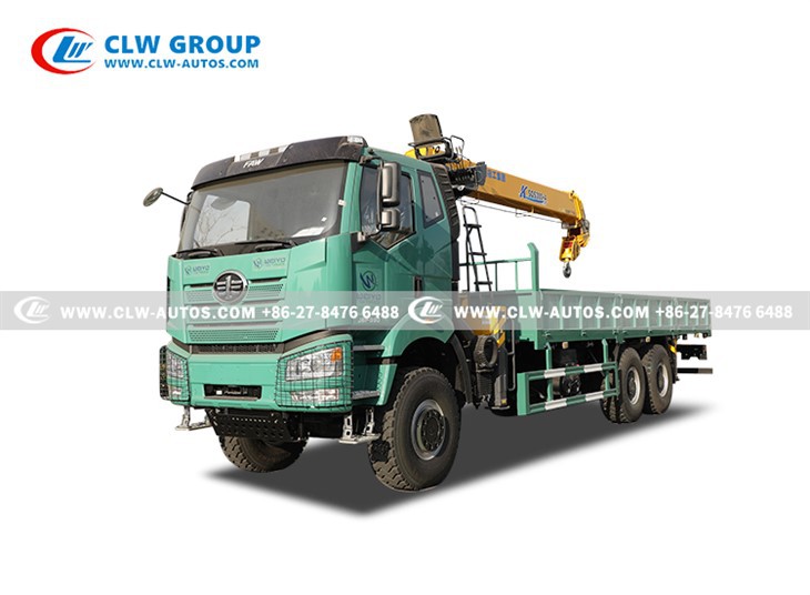 6X6 Truck With Crane