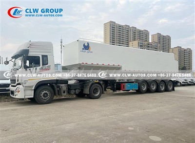 70CBM Bulk Feed Delivery Semi-trailer