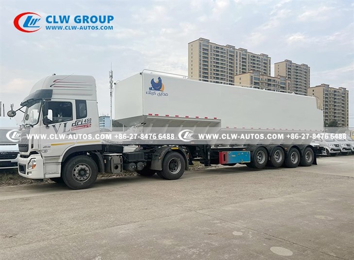 70CBM Bulk Feed Delivery Semi-trailer