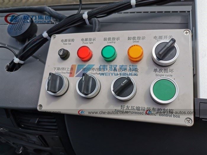 7cbm 7000Liters Waste Collection Garbage Compactor Trucks