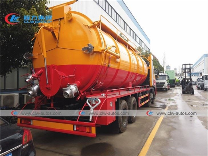 Dongfeng 25000litres Vacuum Sewage Suction Truck