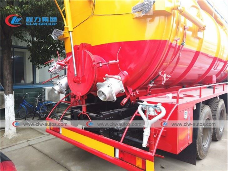 Dongfeng 25000litres Vacuum Sewage Suction Truck
