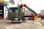 8x4 SINOTRUK HOWO 25tons Knuckle Boom Truck Mounted Crane