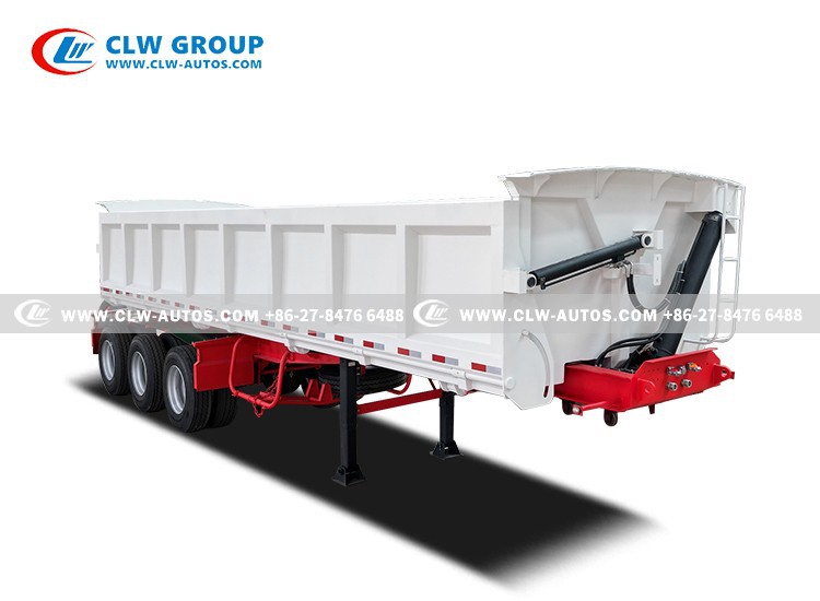 Australia ADR Tri Axle Door Side Tipper Trailer For Mining