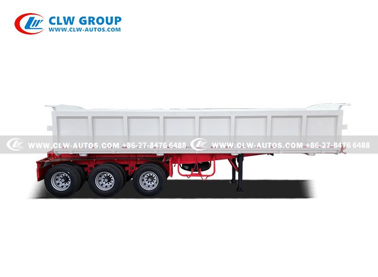 Australia ADR Tri Axle Door Side Tipper Trailer For Mining