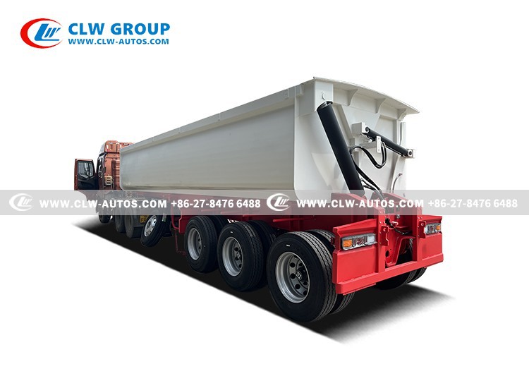 Australia ADR Tri Axle Door Side Tipper Trailer For Mining