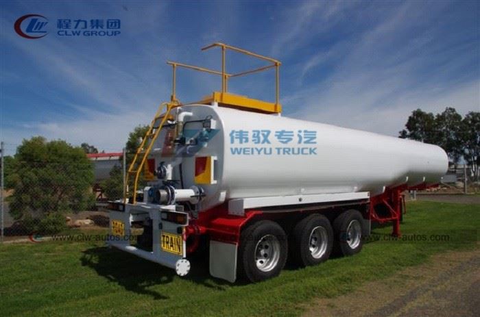 Australian 29000 Liters 3 Axles Side Tipper Adr Standard Water Cart Tanker Semi Trailer