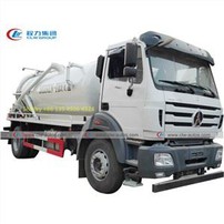 Beiben 10Tons 10000L Vacuum Sewer Cleaner Truck