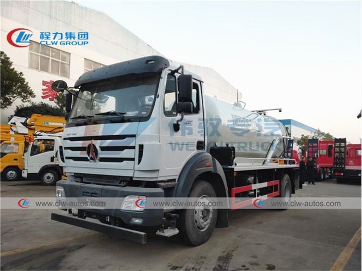 Beiben 10Tons 10000L Vacuum Sewer Cleaner Truck